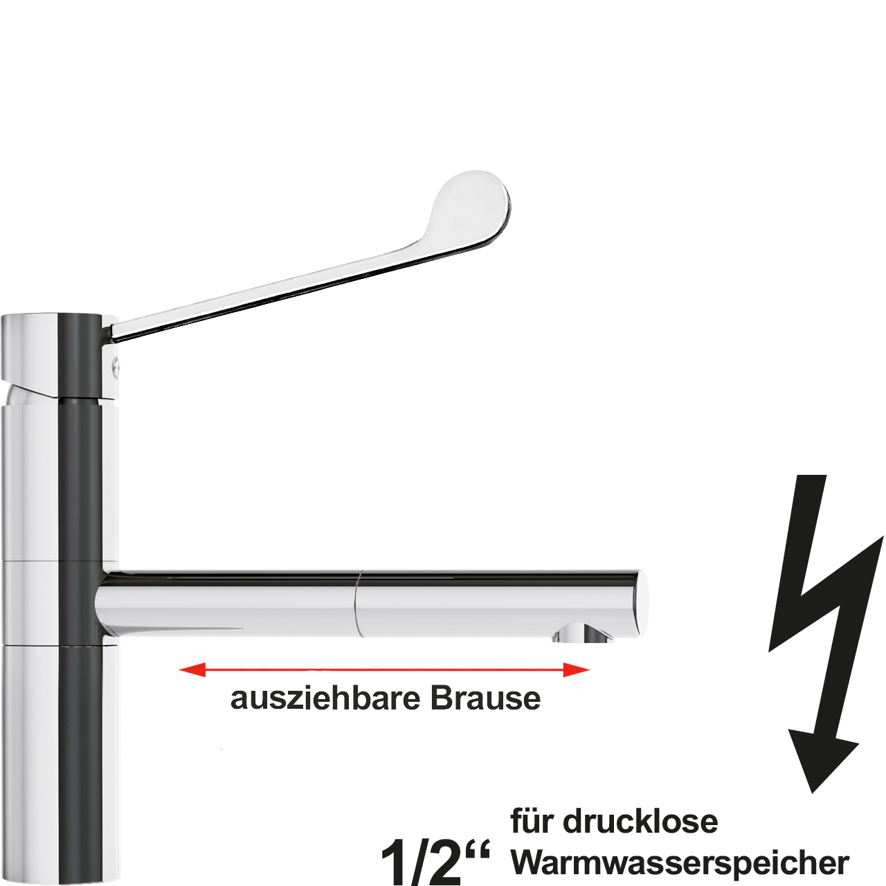 xara Spültischbatterie 1/2" ND