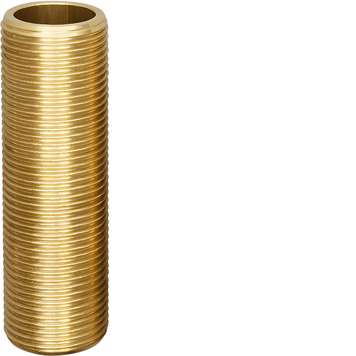 Gewindestutzen mit durchgeschnittenem Aussengewinde