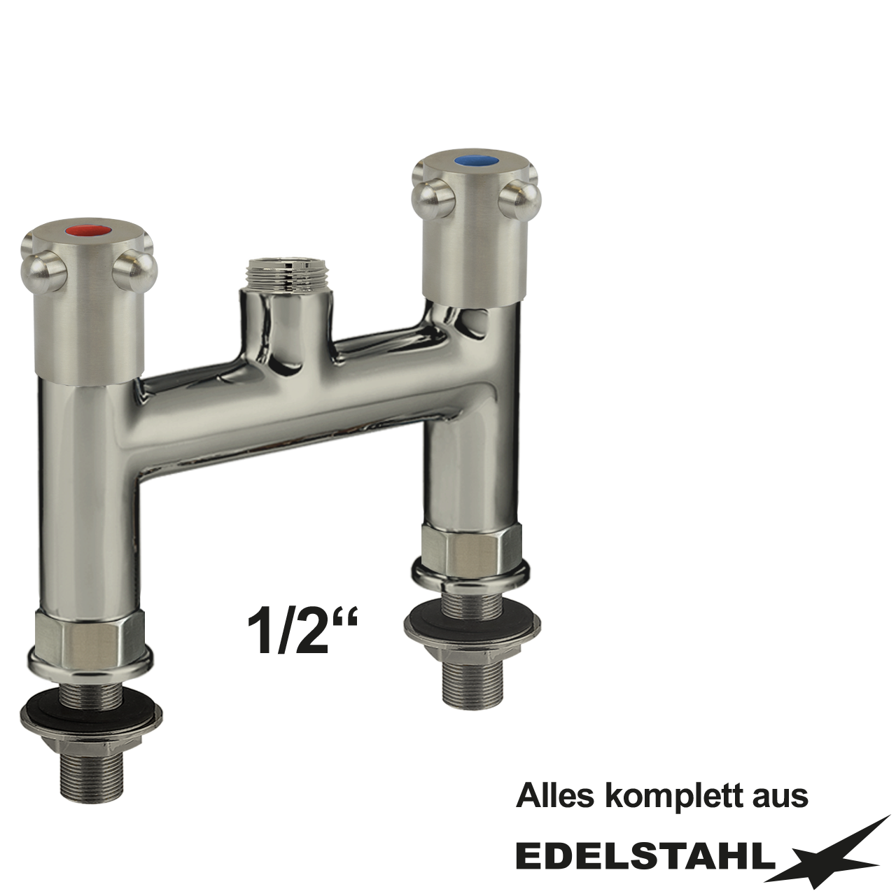 classic Standbatterie-Körper V2A 1/2"