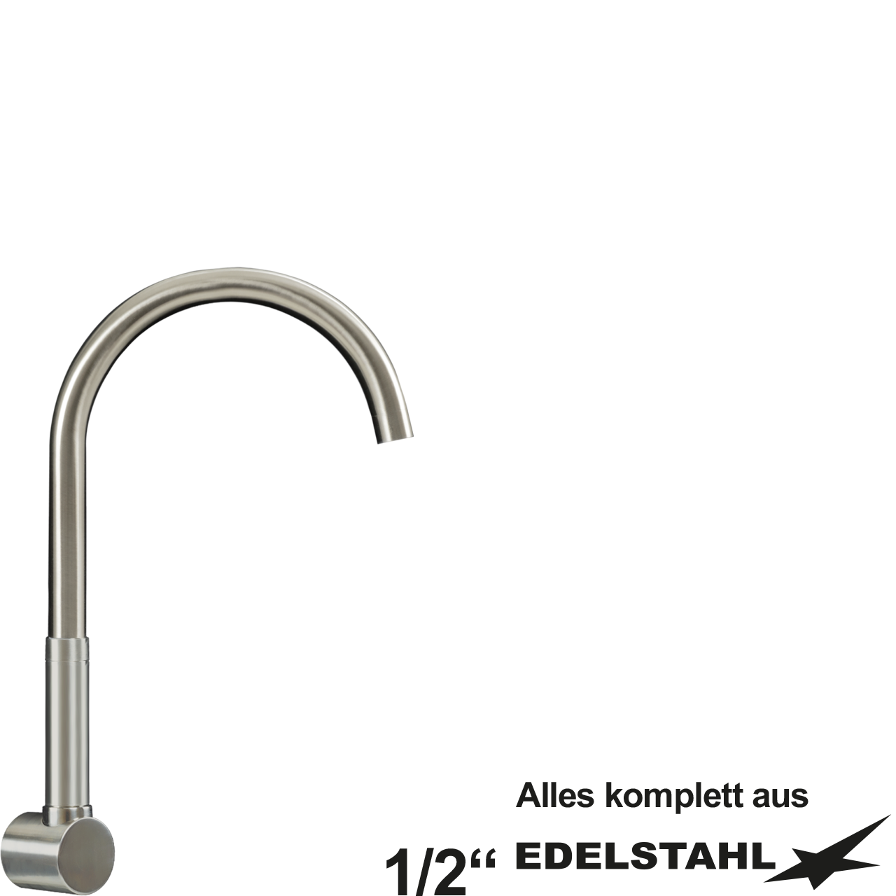 pro Wand-Rohrauslauf oben 1/2"