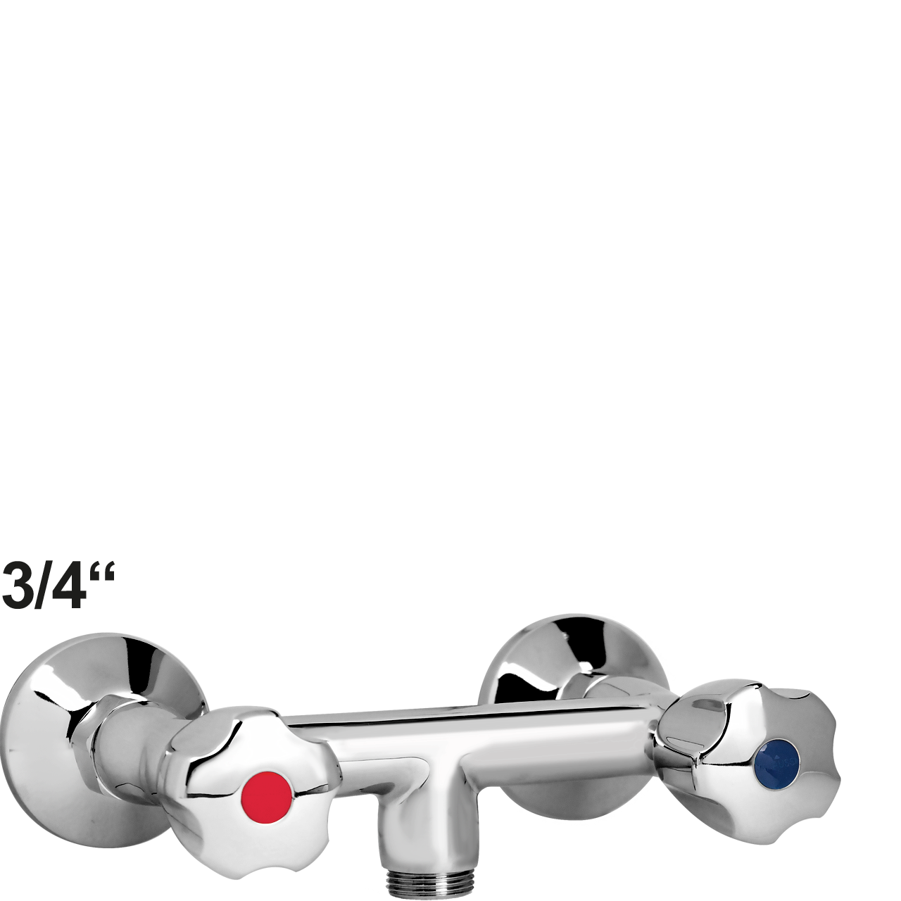 profi Wandbatterie 3/4"