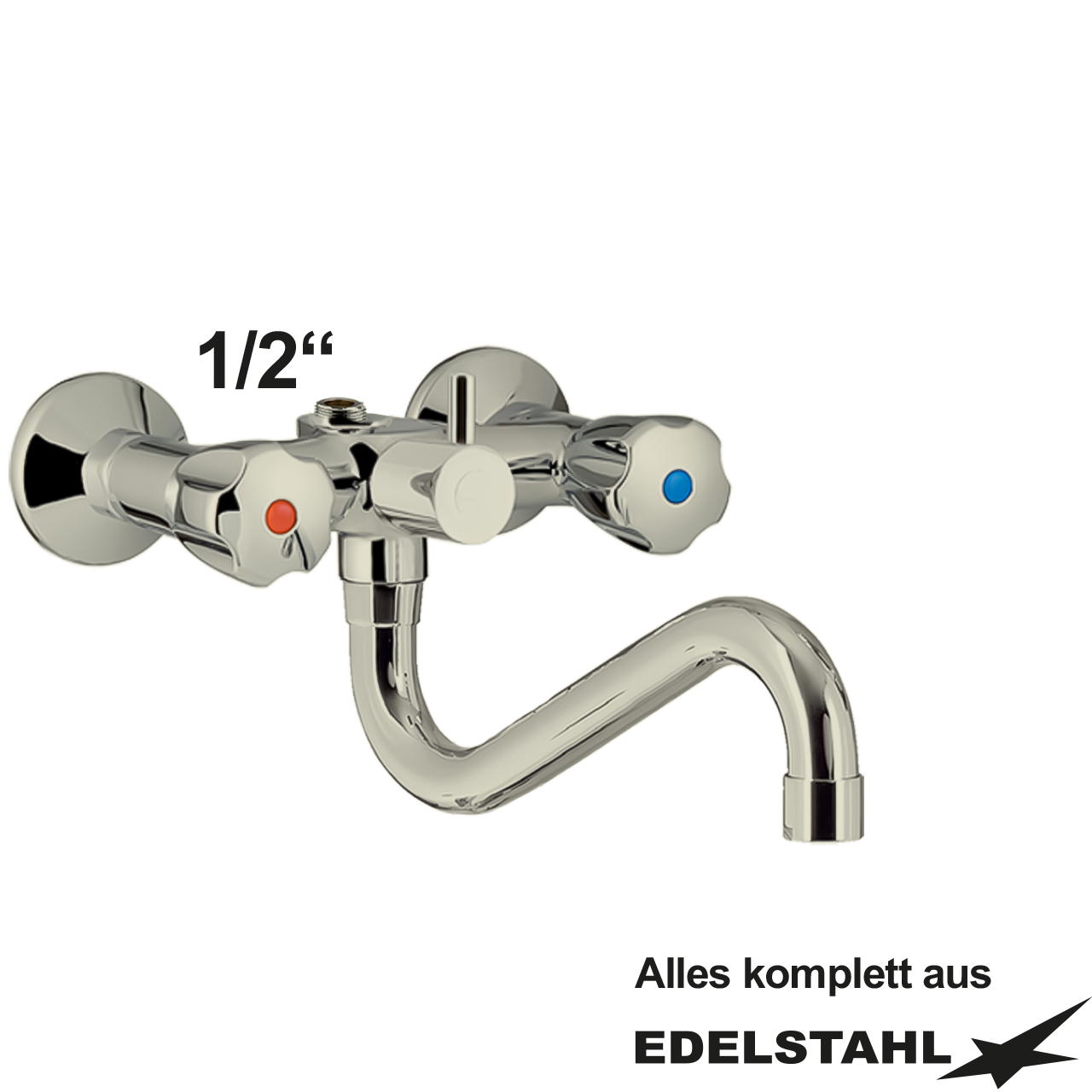 vaxia Wandbatterie 1/2" Abgang 1/2" AG