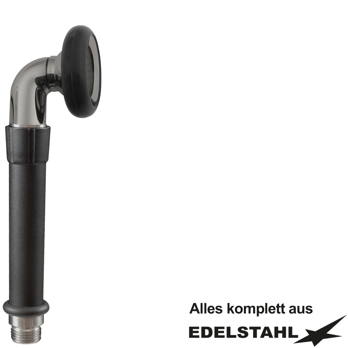 Geschirrspülbrause Edelstahl 1/2"