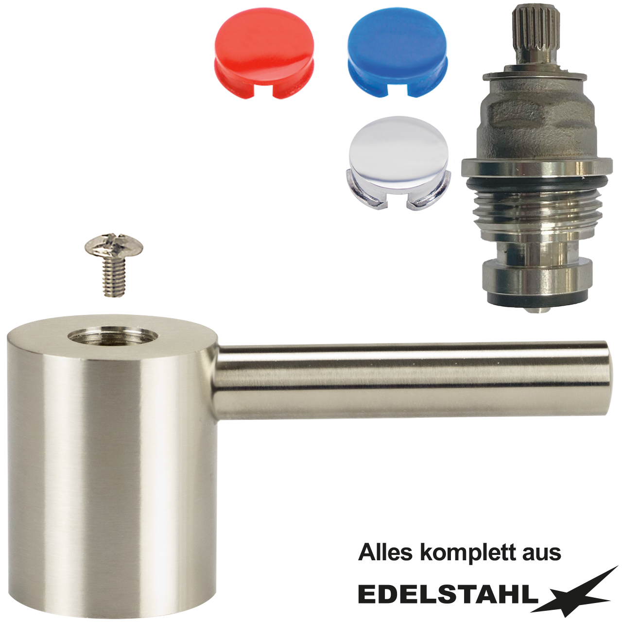 Fettkammeroberteil Set 1/2" Edelstahl