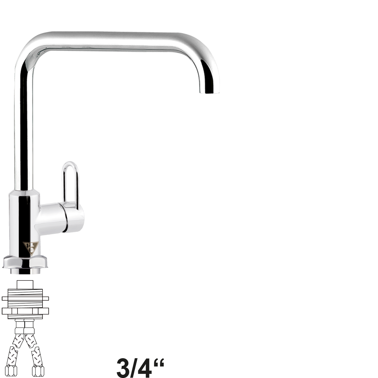 chief Einlochbatterie 3/4"