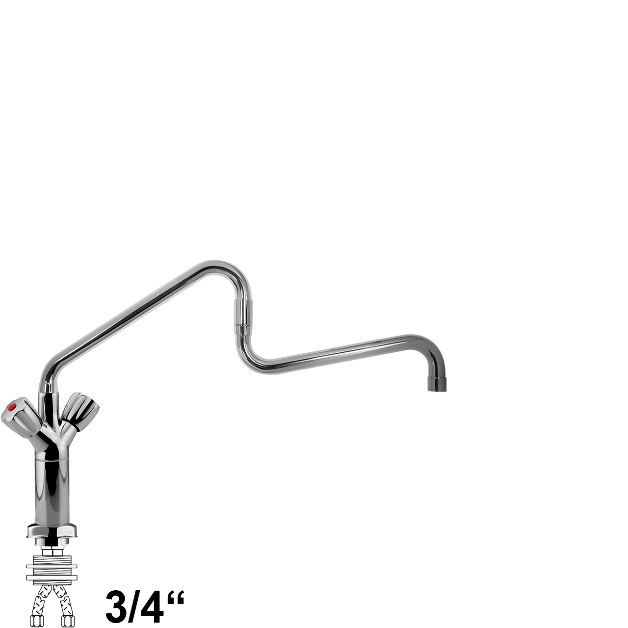 chief Säulenbatterie 3/4"