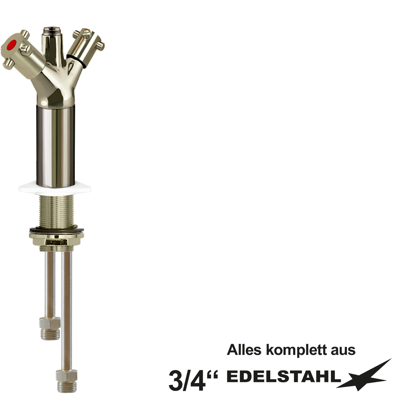 classic Einlochbatteriekörper 3/4"