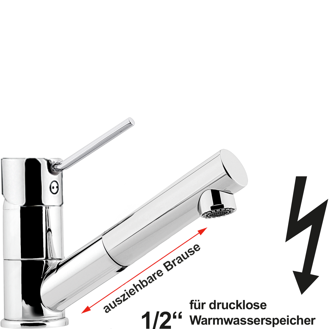alis Spültischbatterie 1/2" ND