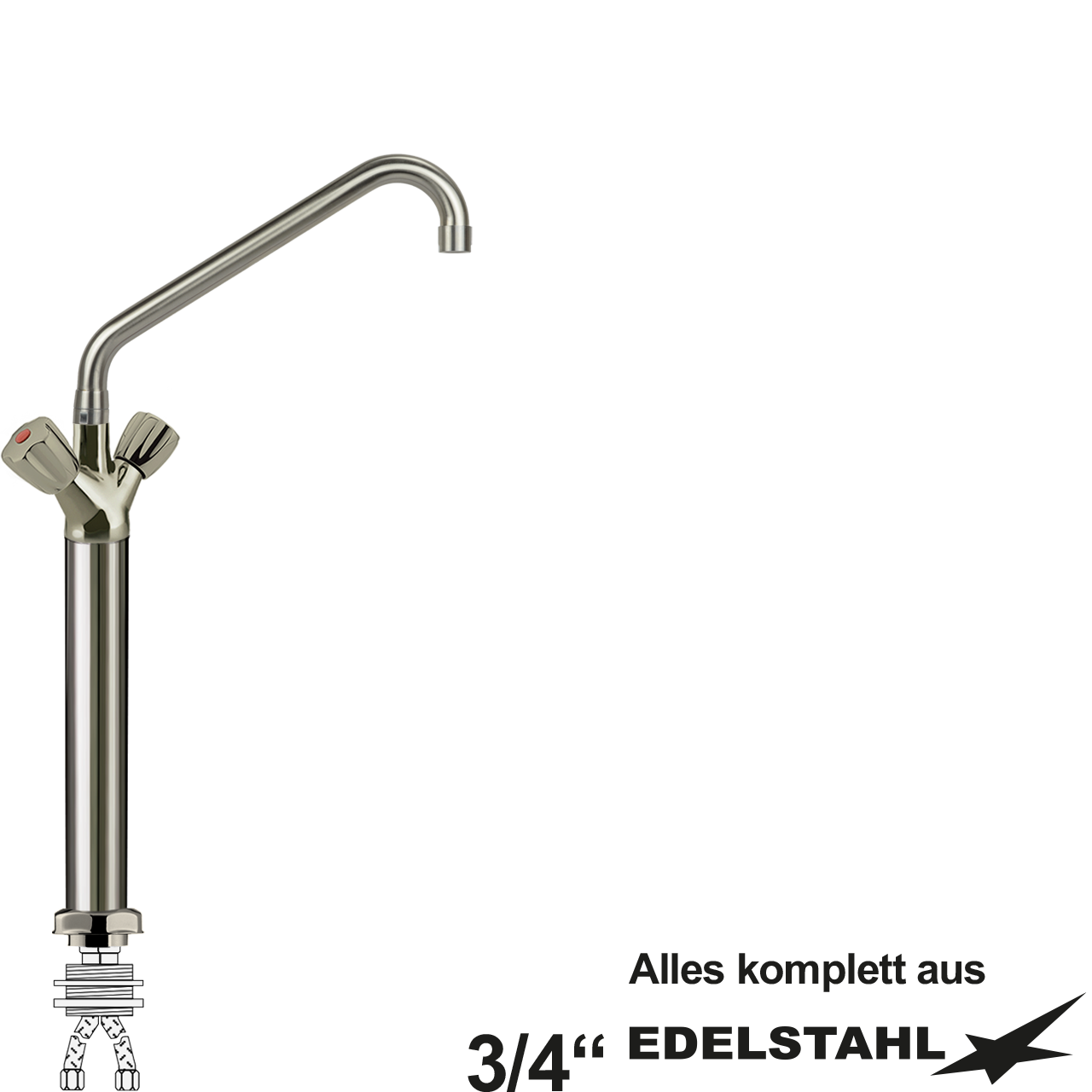 claxter Säulenbatterie 3/4"