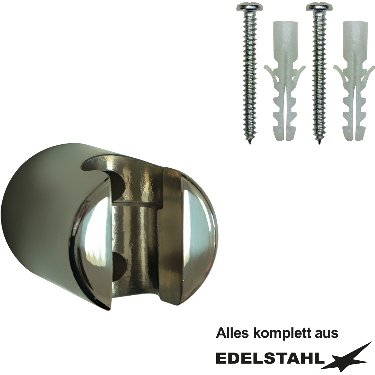 spa Wandhalter Ø48 1/2" Edelstahl