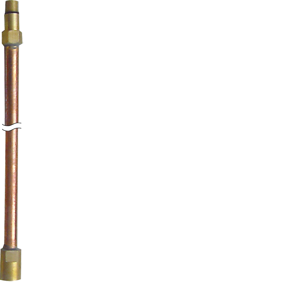 CU-Rohr 10x1x700 M10x1AG-M14x1IG