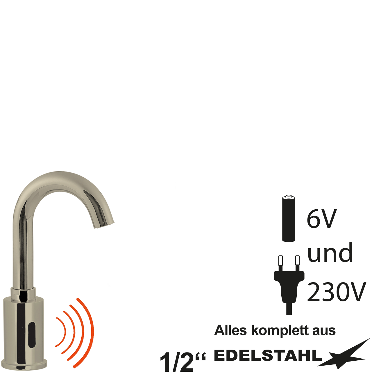 ping Sensor-Standventil 1/2"