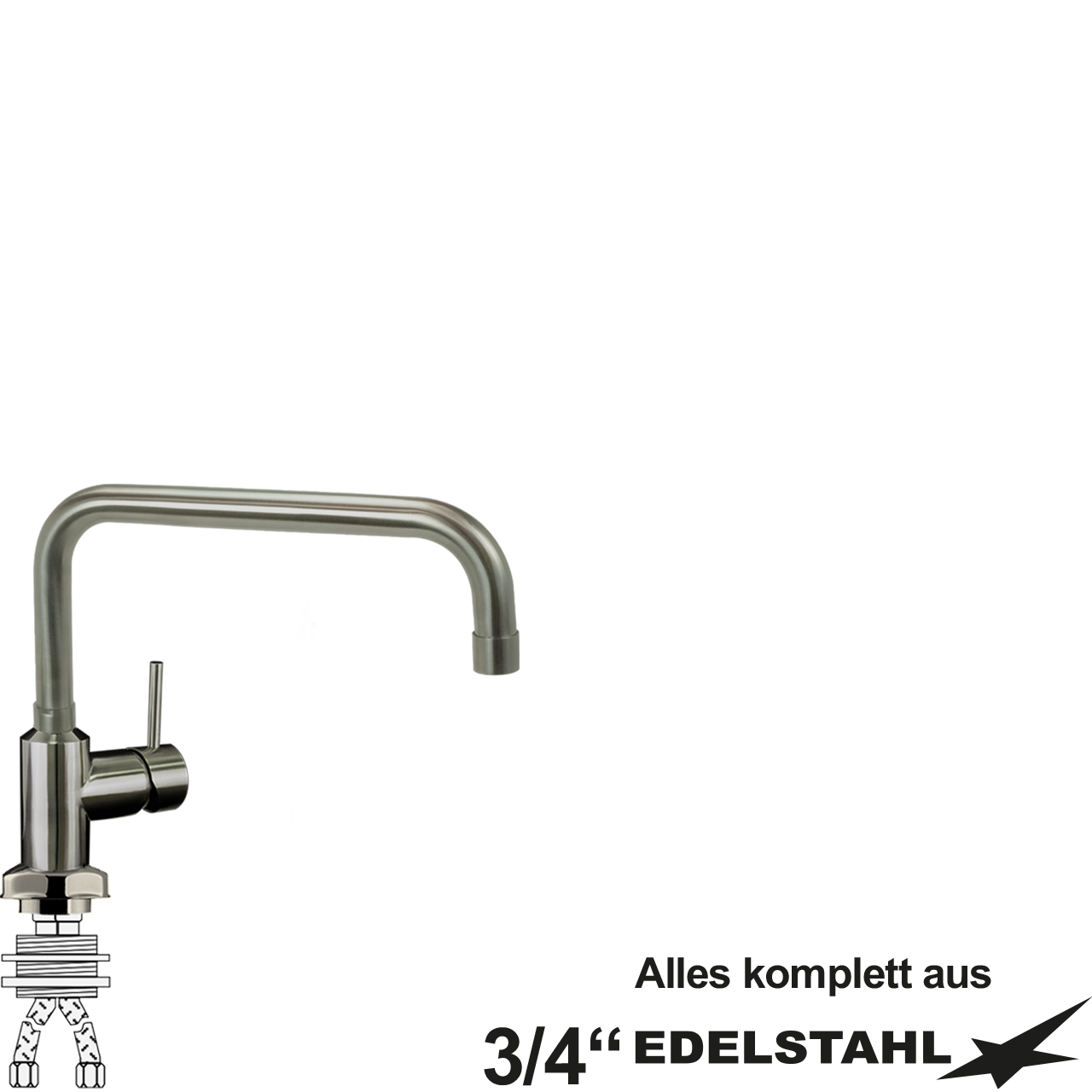 maxtar Einlochbatterie 3/4"