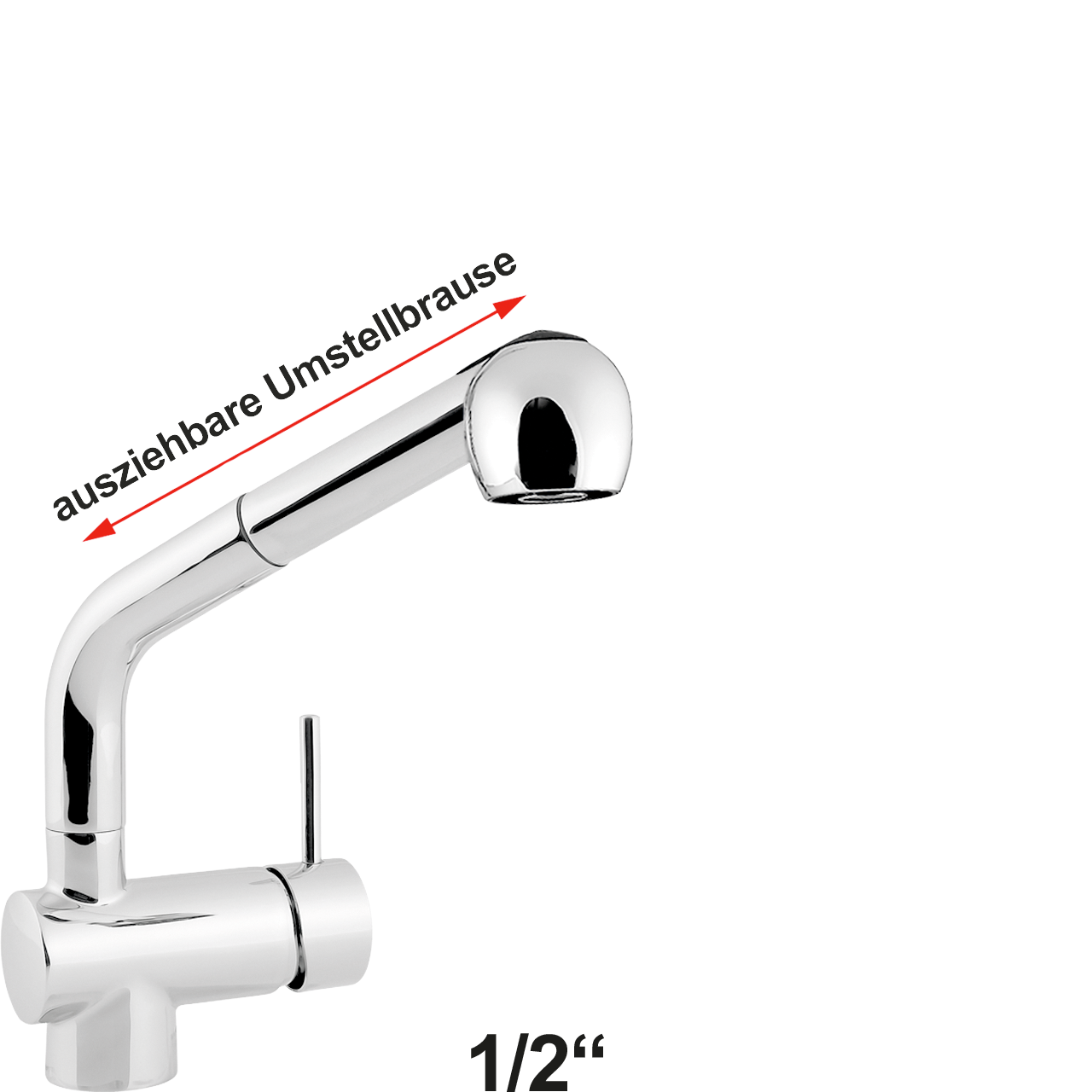 vita Spültischbatterie 1/2"