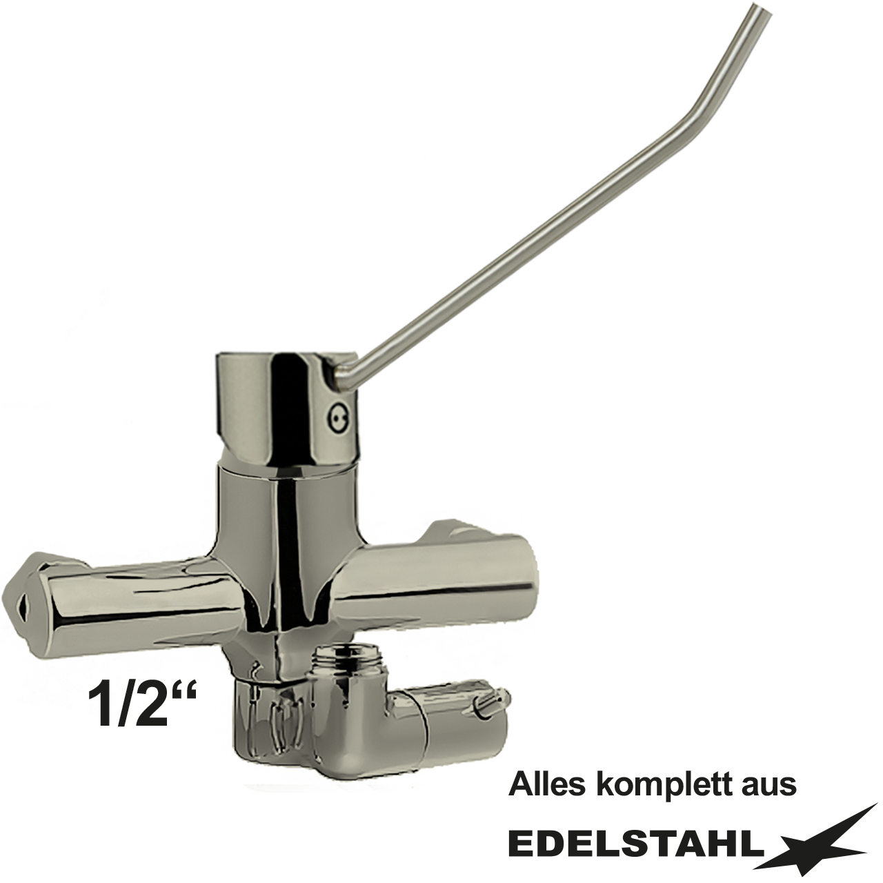maximo Wandbatteriekörper 1/2" IG