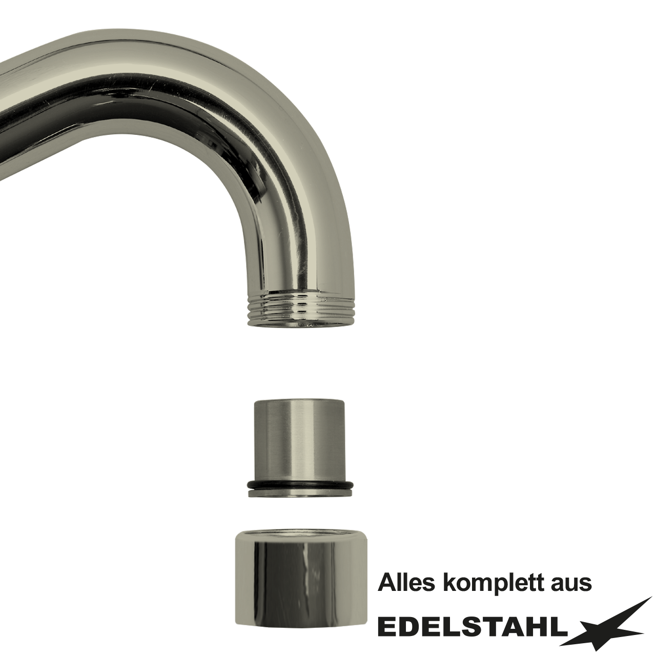 Nachtropf-Verhinderer-Einsatz DN20 für alle Ausläufe Ø 18 mm V2A