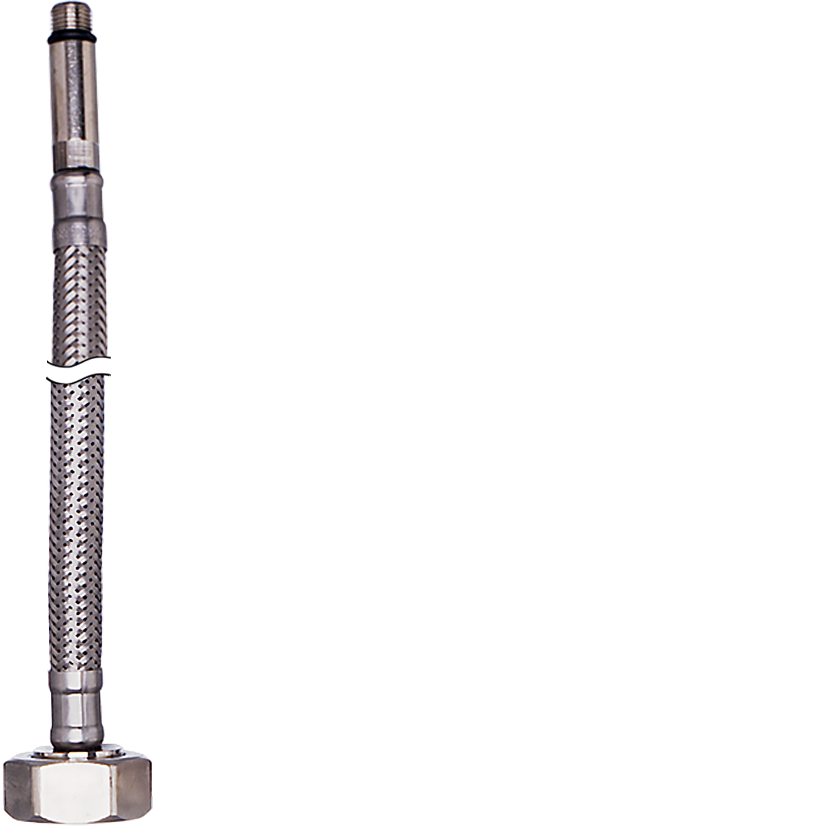 Verbindungsschlauch Ø 12 x 8 mm L 500 mm (Nippel L 37 mm) M10 x 3/4"