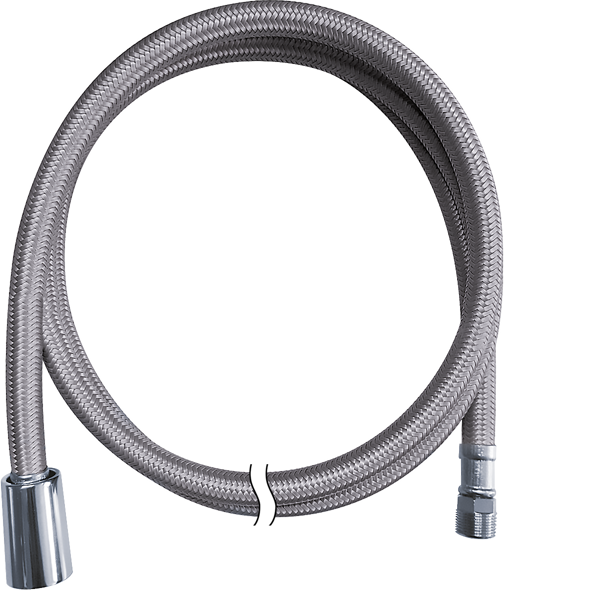 Nylongeflechtschlauch 1,5m schwarz