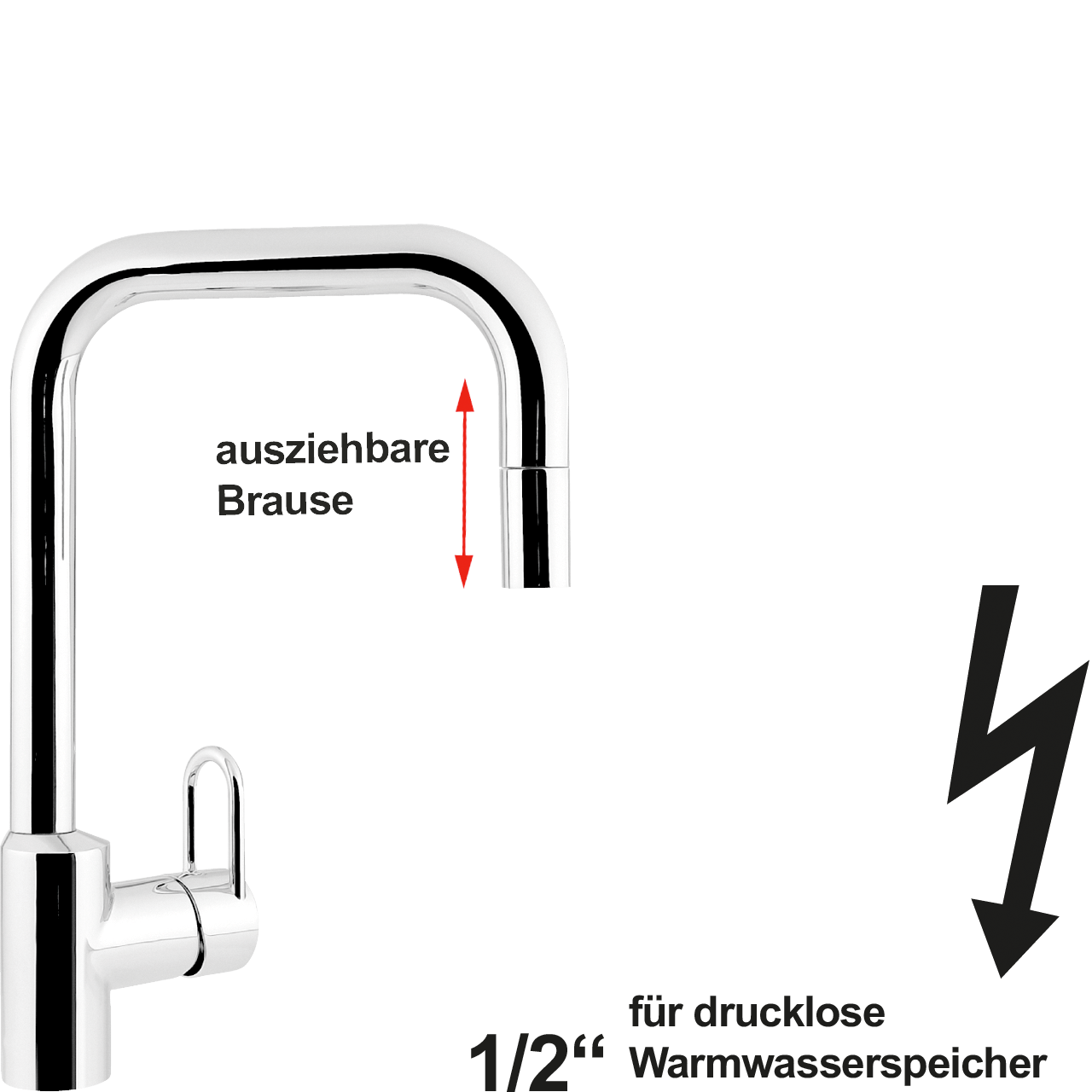 noah Spültischbatterie 1/2" ND