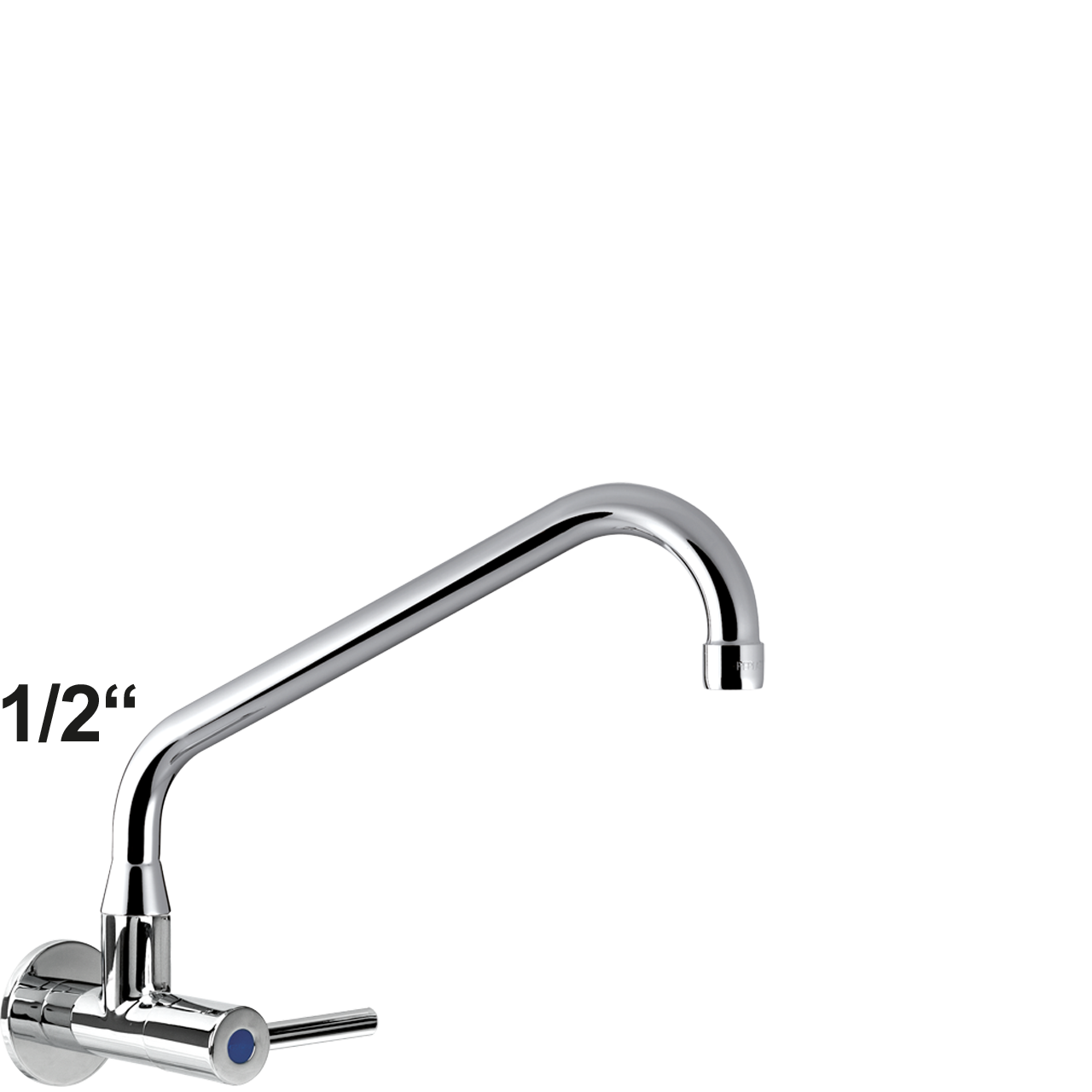 silver Wandventil 1/2"