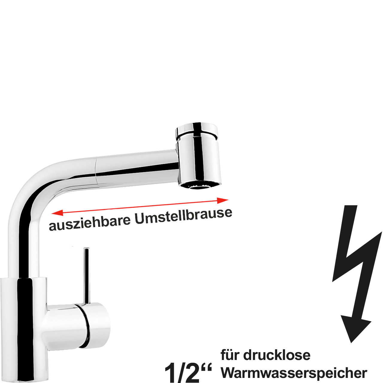 mexi Spültischbatterie 1/2" ND