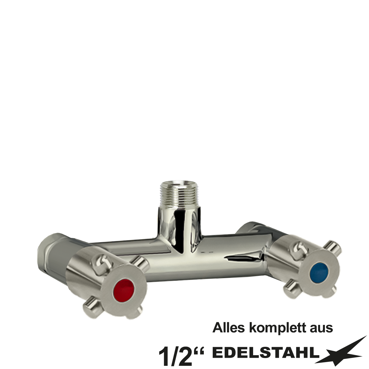 luxar WAB-Körper V2A 1/2" ohne Excenter