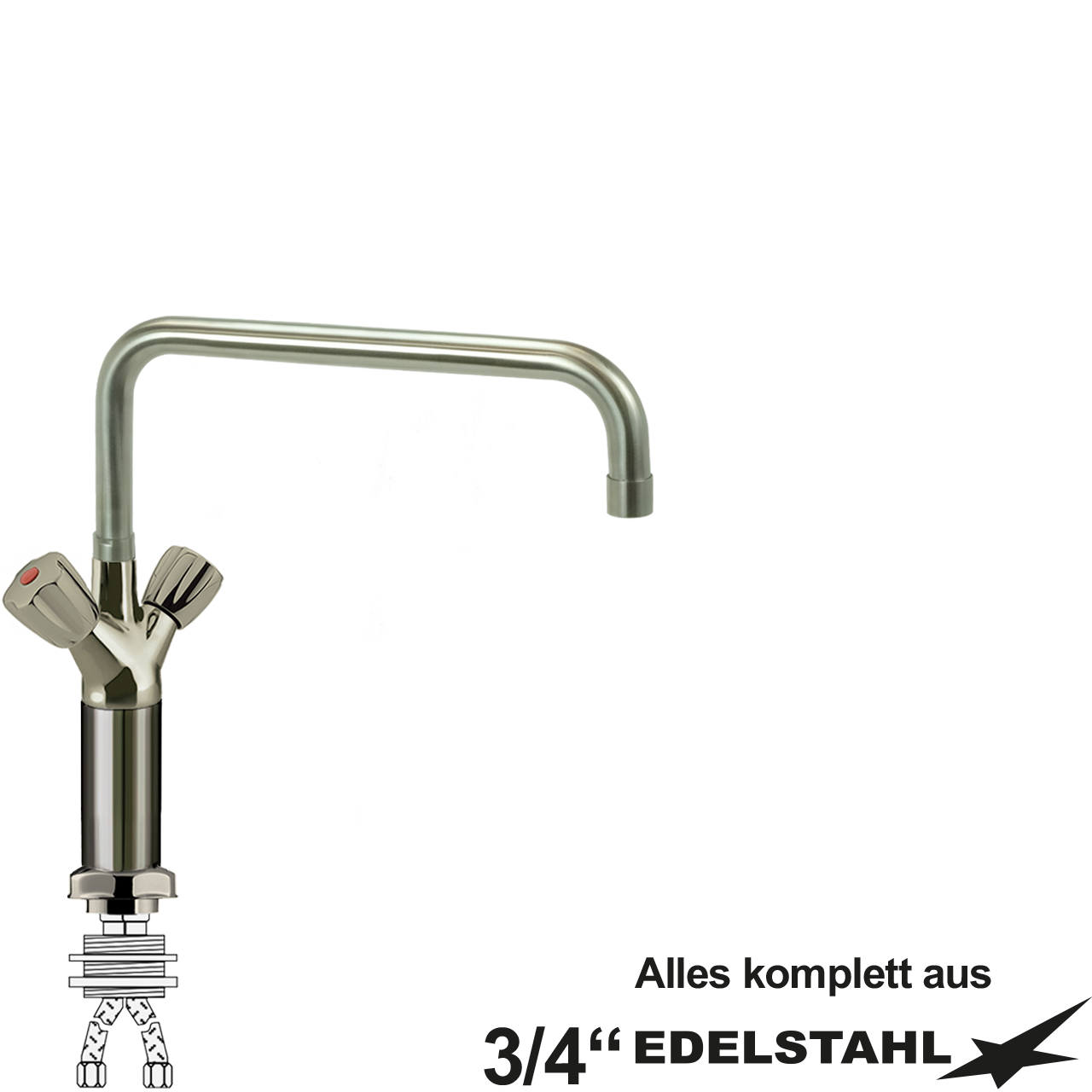 claxtar Säulenbatterie 3/4"