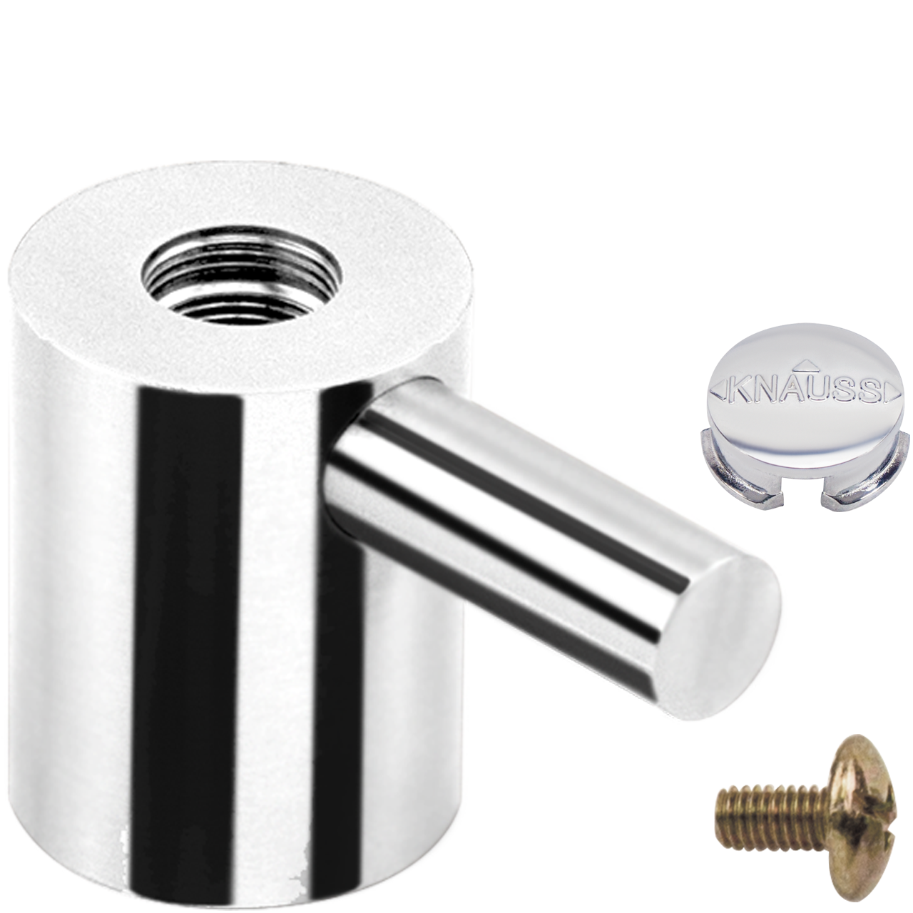 Zuschalthebel mit Schraube verchromt