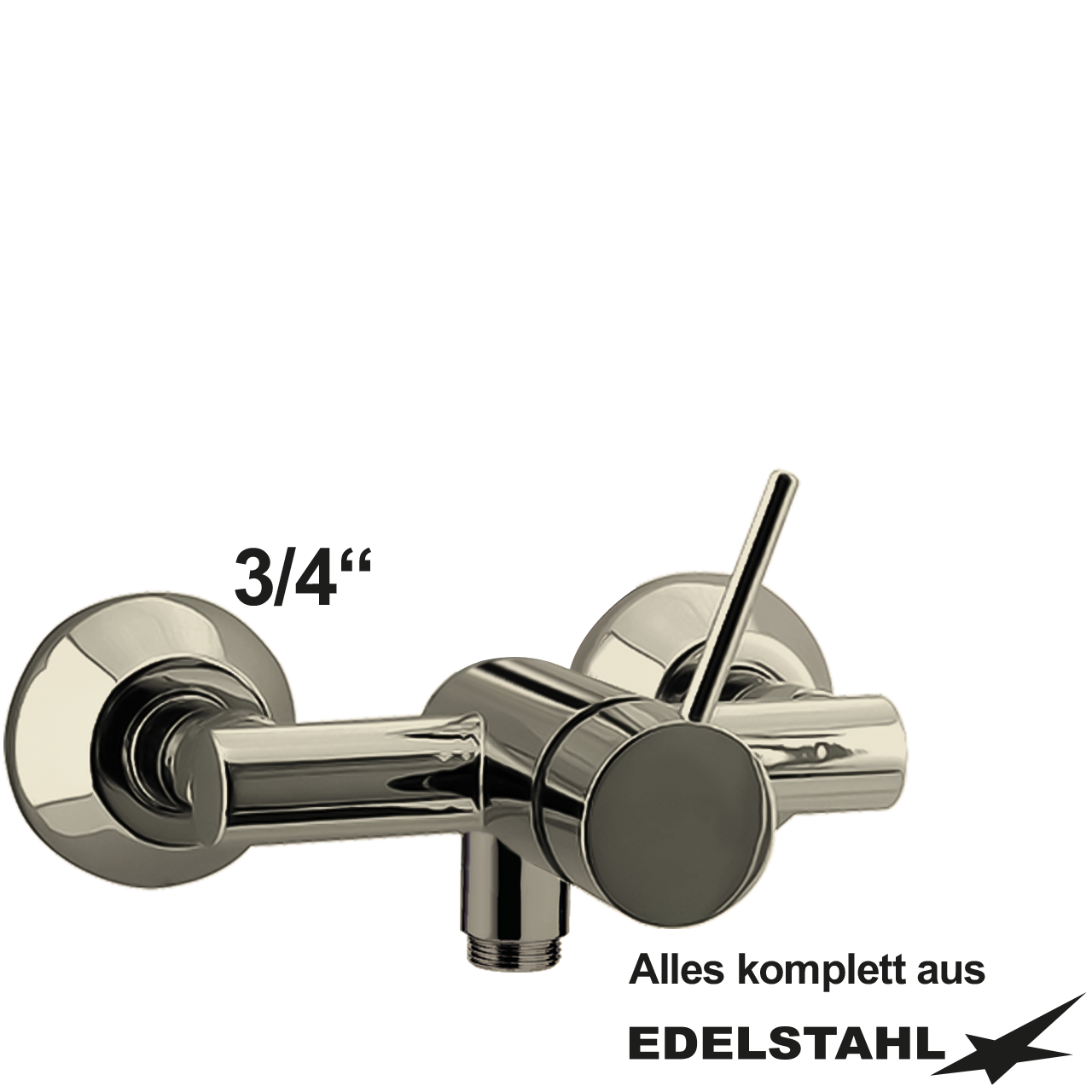 master Wandbatterie-Körper V2A 3/4"