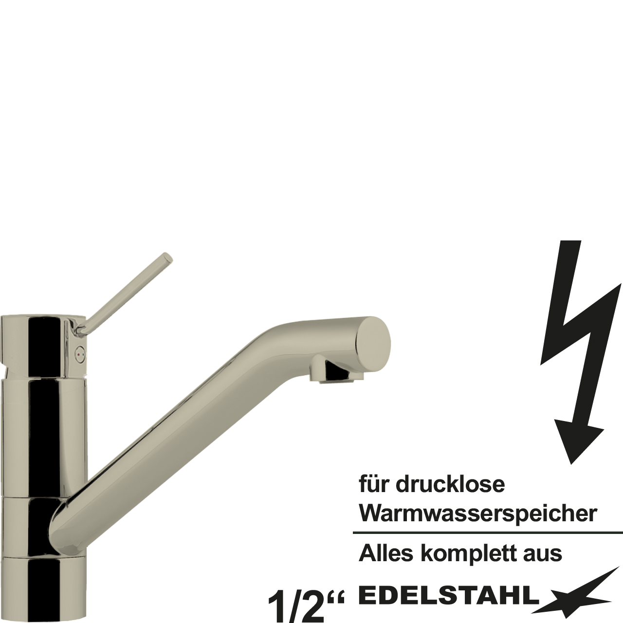 emax Spültischbatterie 1/2" ND
