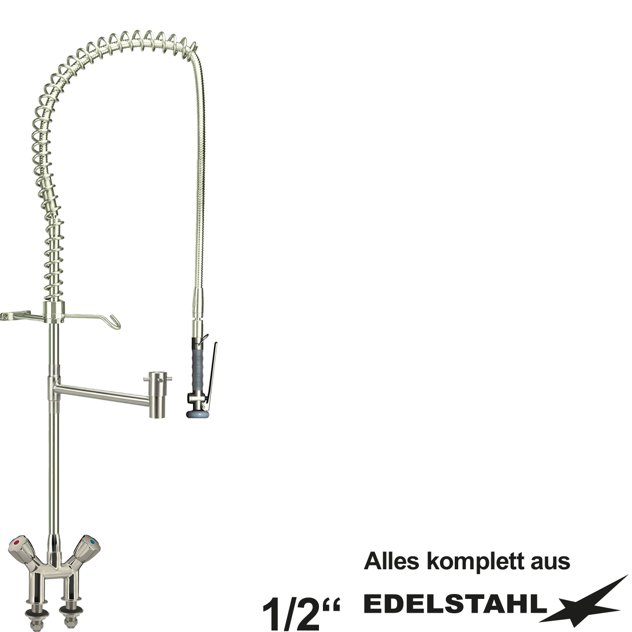 narrow Vorspülbrause 1/2"