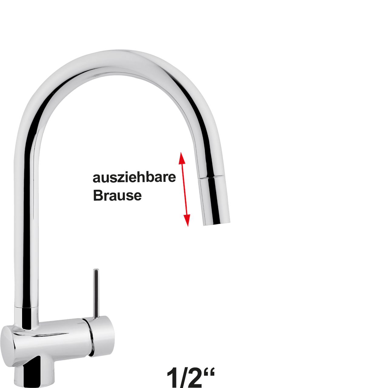 vita Spültischbatterie 1/2"