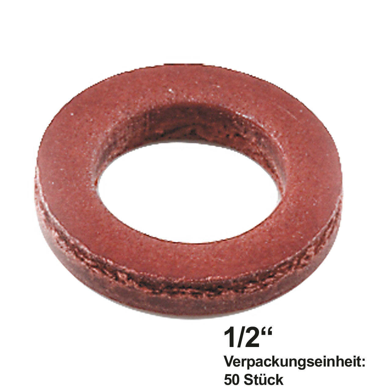 Flachdichtung hart 18,5 x 11 x 3 mm zu 1/2"