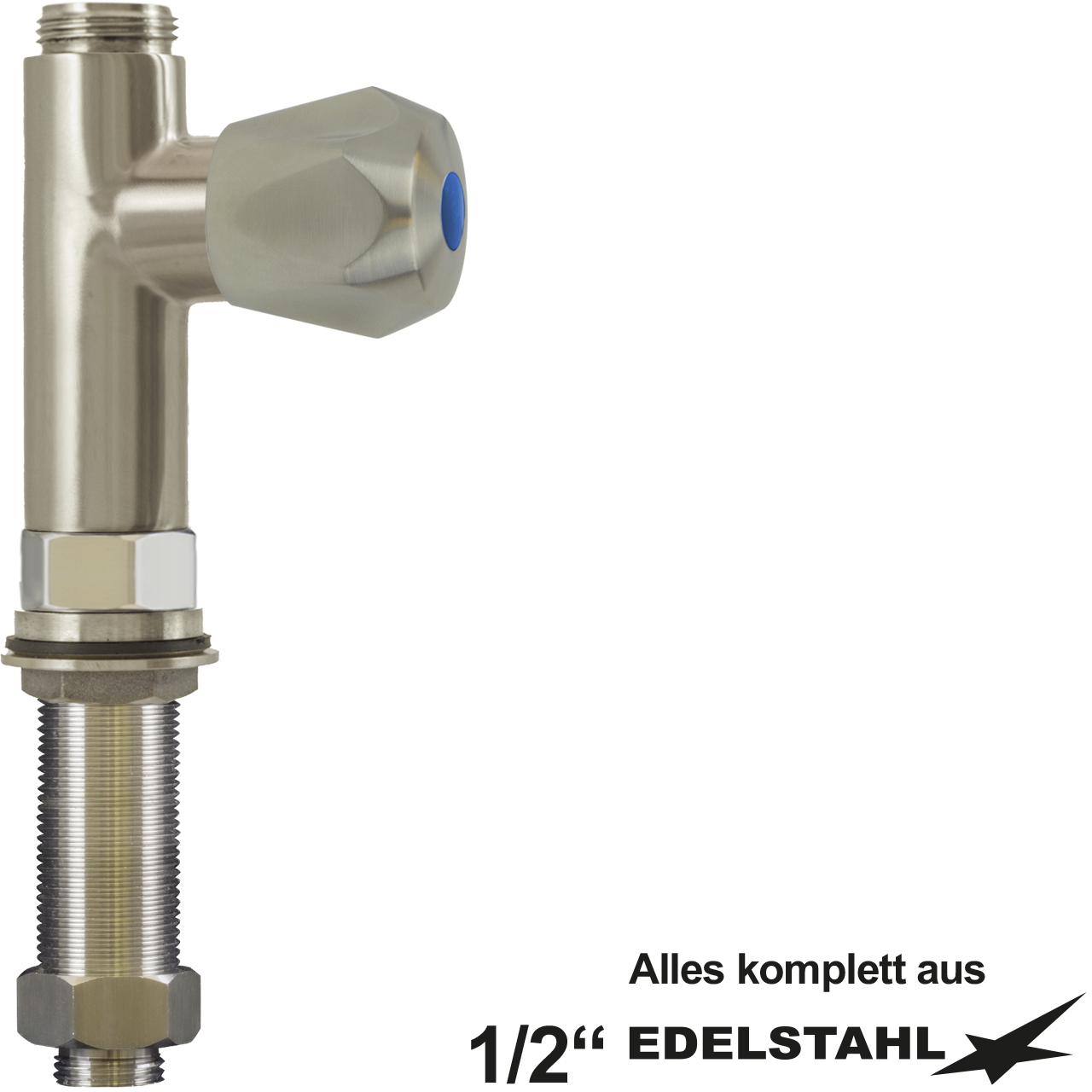 clarix Standventil-Körper V2A 1/2"