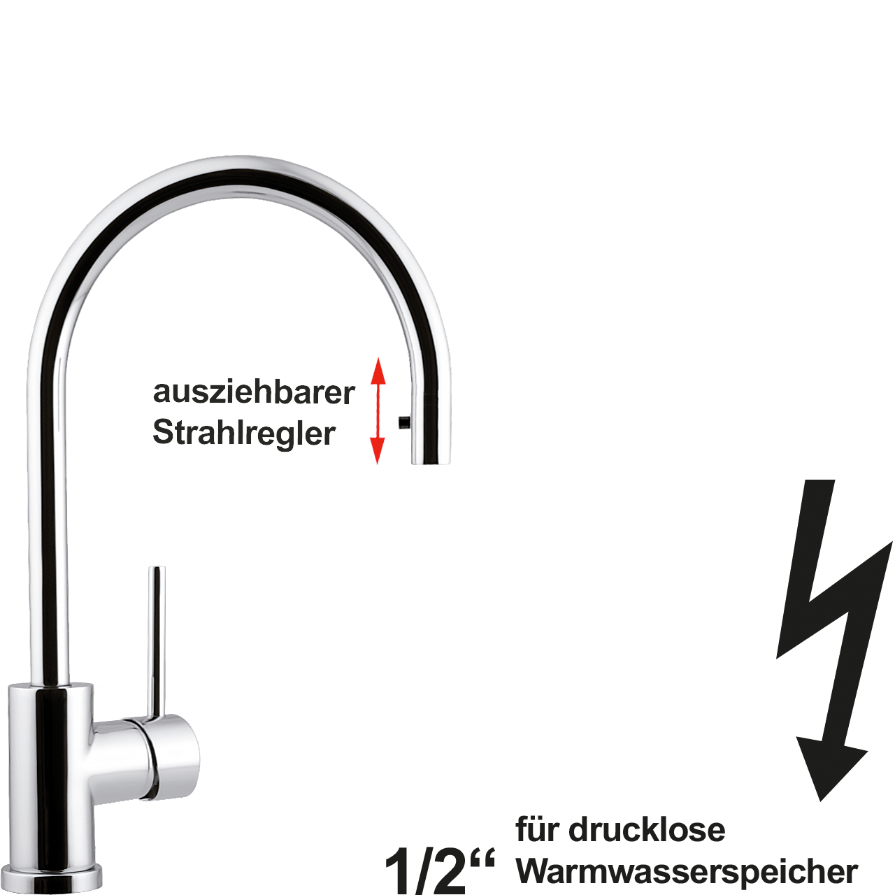 anya Spültischbatterie 1/2" ND