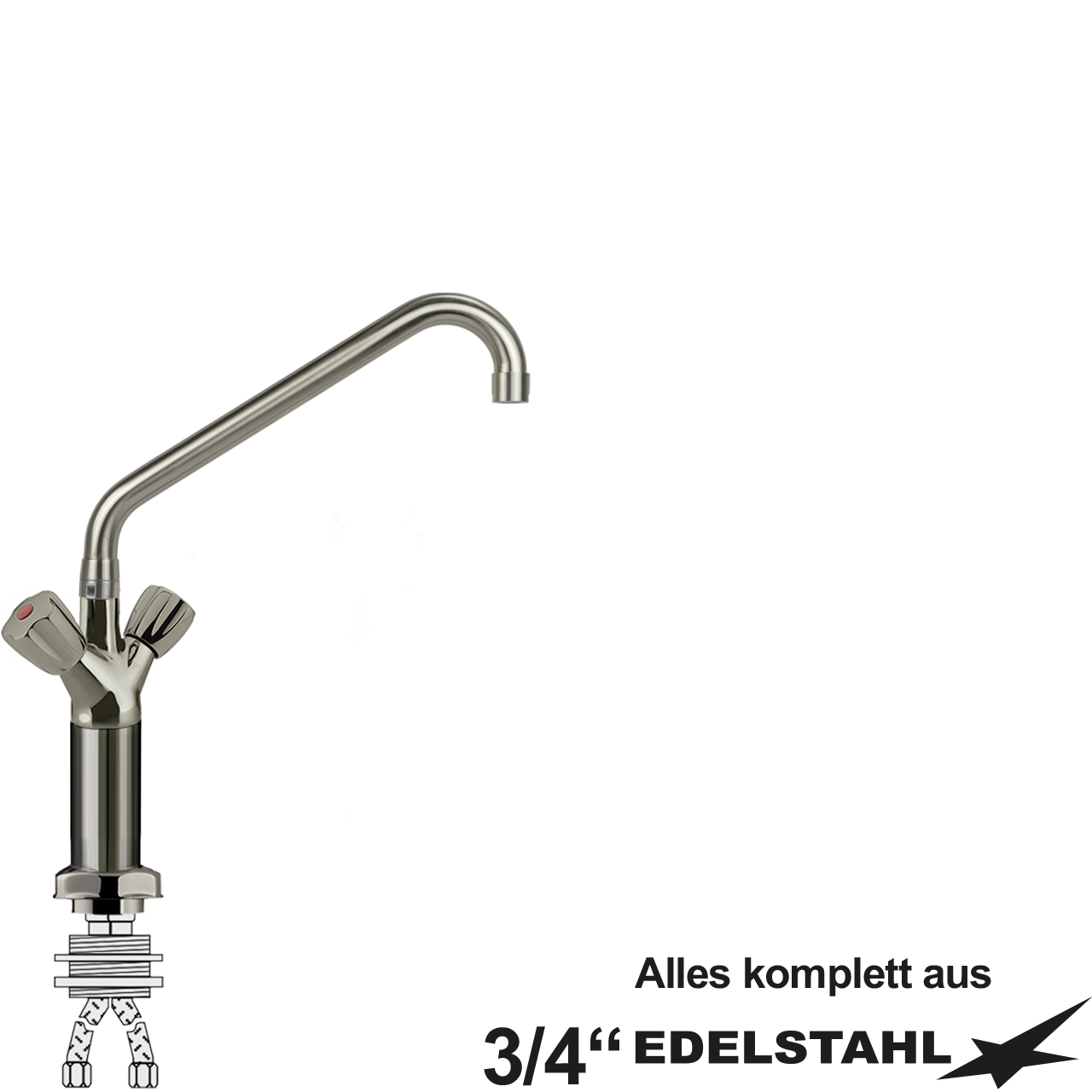 claxter Säulenbatterie 3/4"