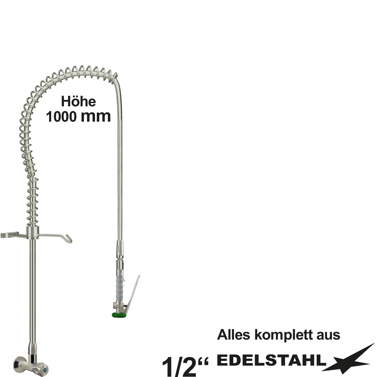 Becker Instrumentenbrause VE 1000mm 1/2"