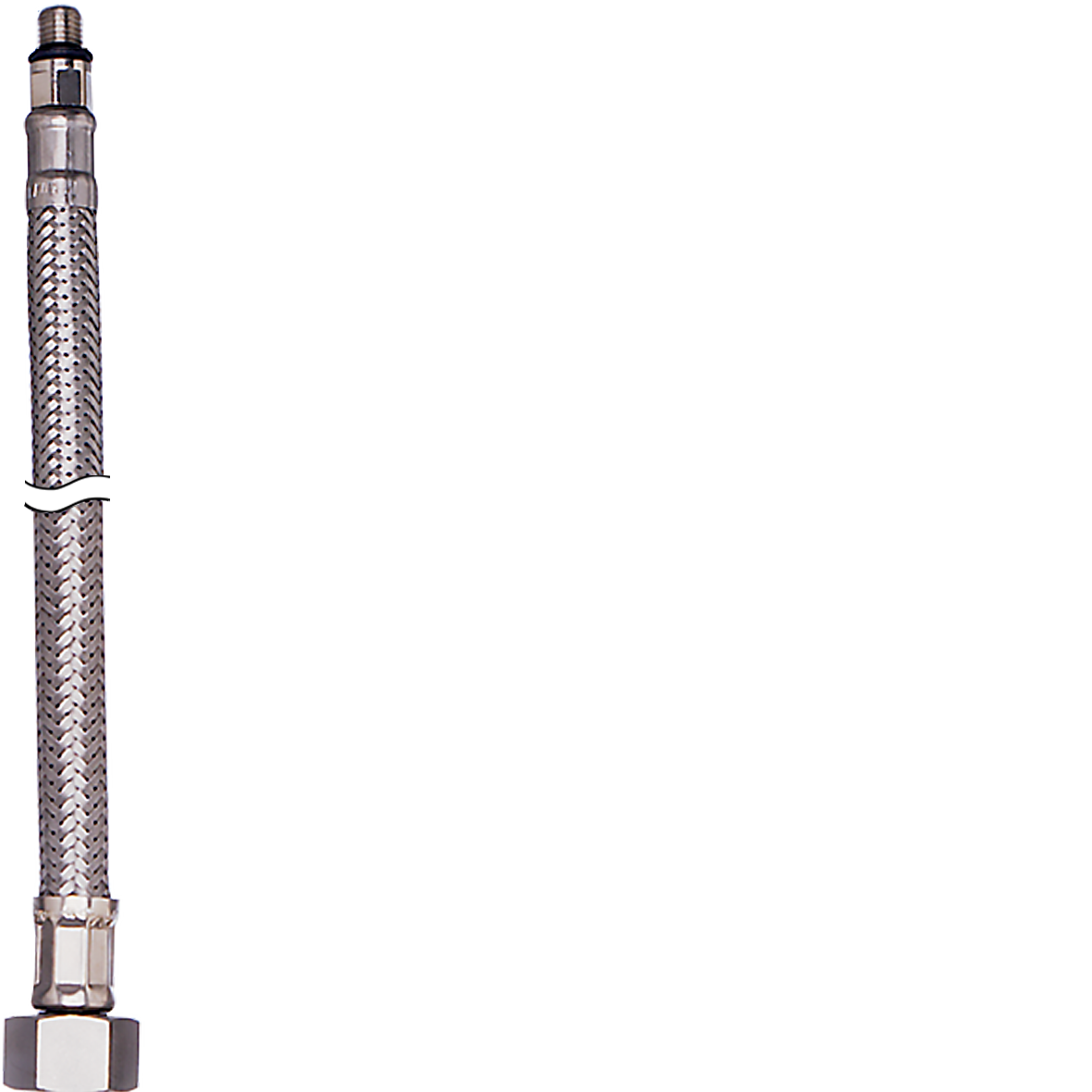 Verbindungsschlauch Ø 12 x 8 mm L 300 mm (Nippel L 17 mm) M8 x 3/8"