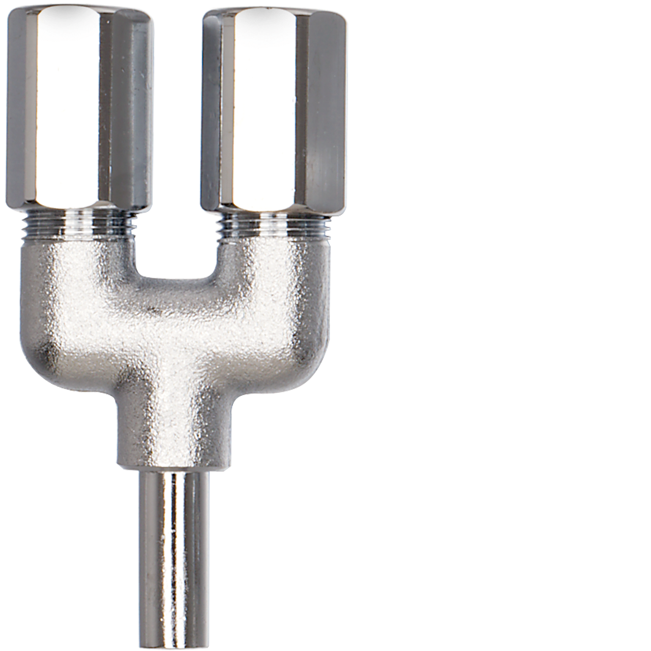 T-Hosenstück mit Längenausgleich 2x 3/8" - 10 mm x 10 mm