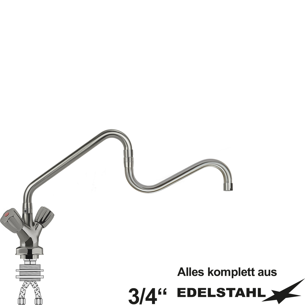 claxtor Säulenbatterie 3/4"
