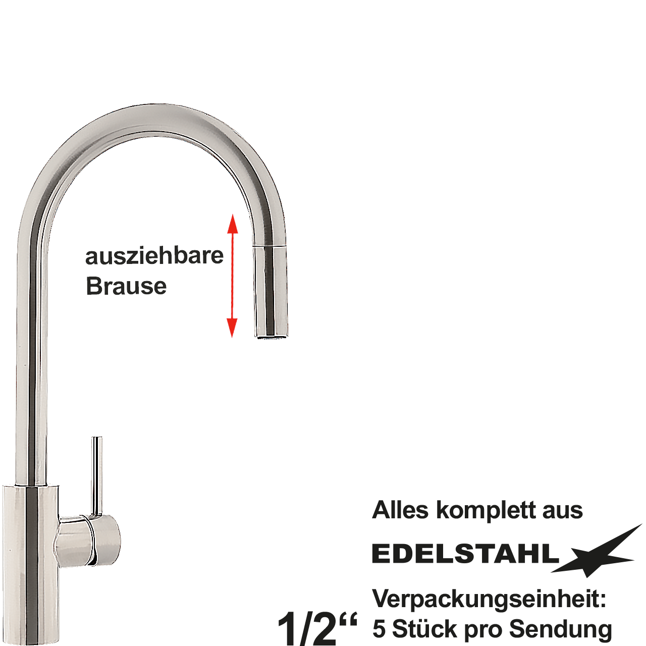 enox Spültischbatterie 1/2" Staffelpreise
