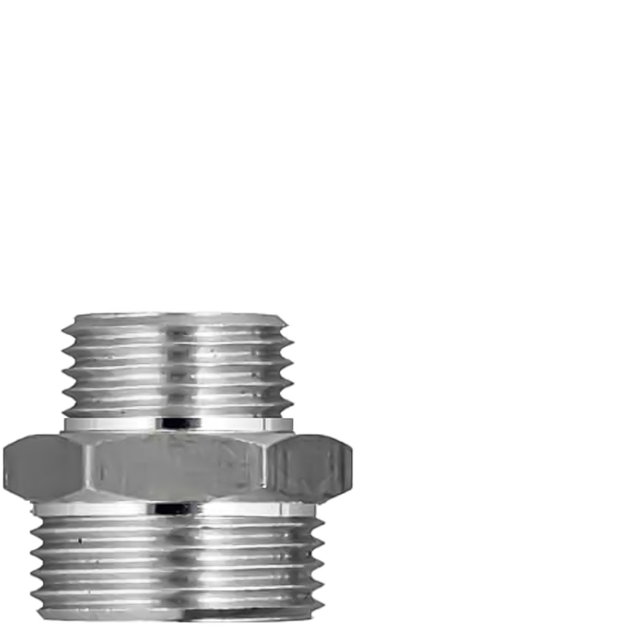 Gewindenippel 1/2" x 3/4" - SW 27 mm außen (AG x AG)