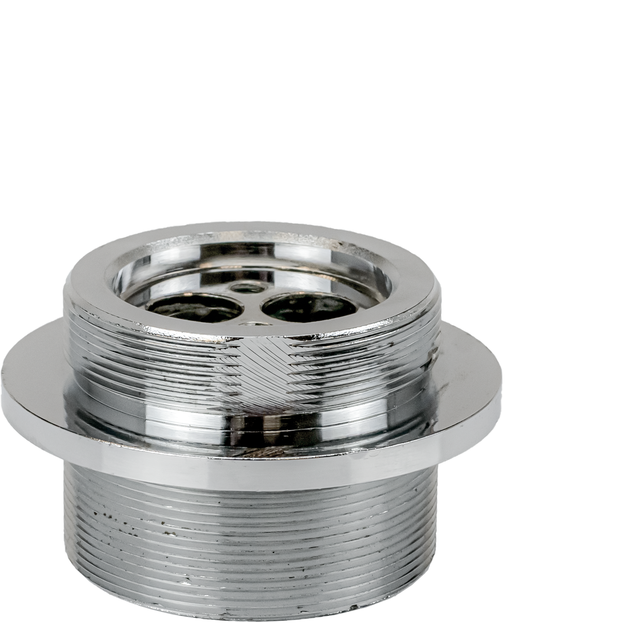 Säulenadapter Ø 52 mm Messing verchromt