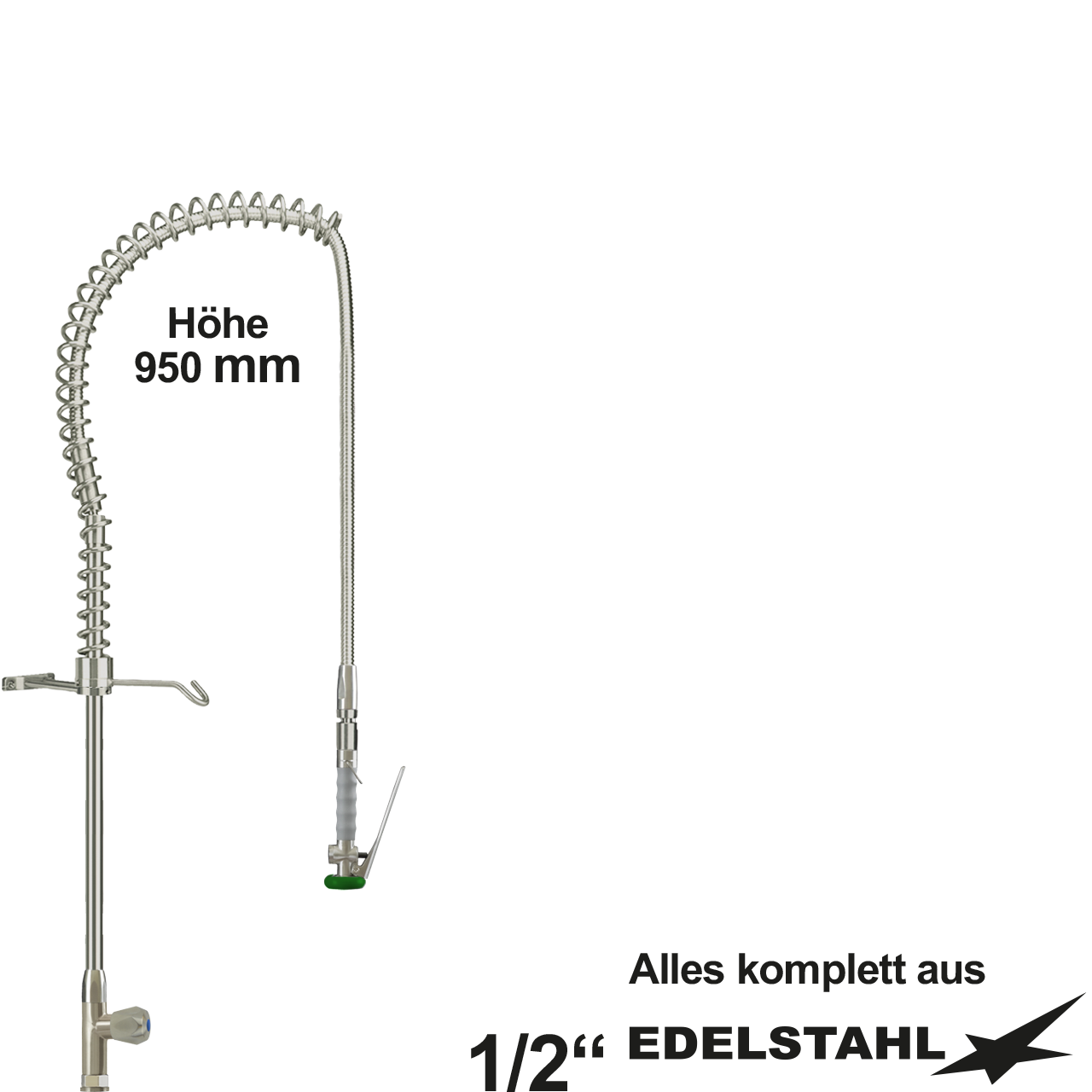 Becker Instrumentenbrause VE 950mm 1/2"