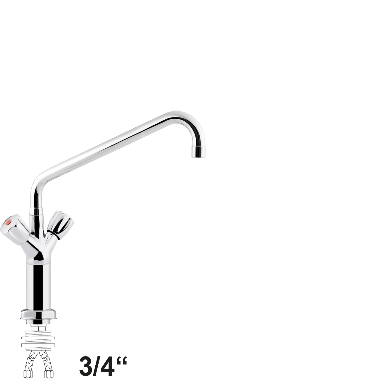 chief Säulenbatterie 3/4"