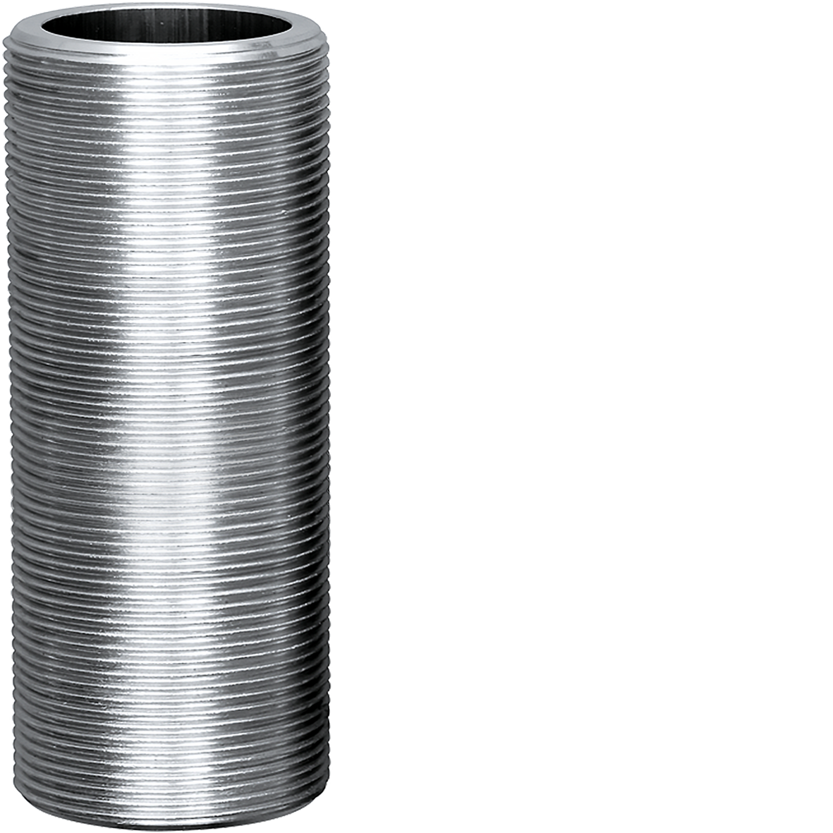 Gewindestutzen mit durchgeschnittenem Aussengewinde