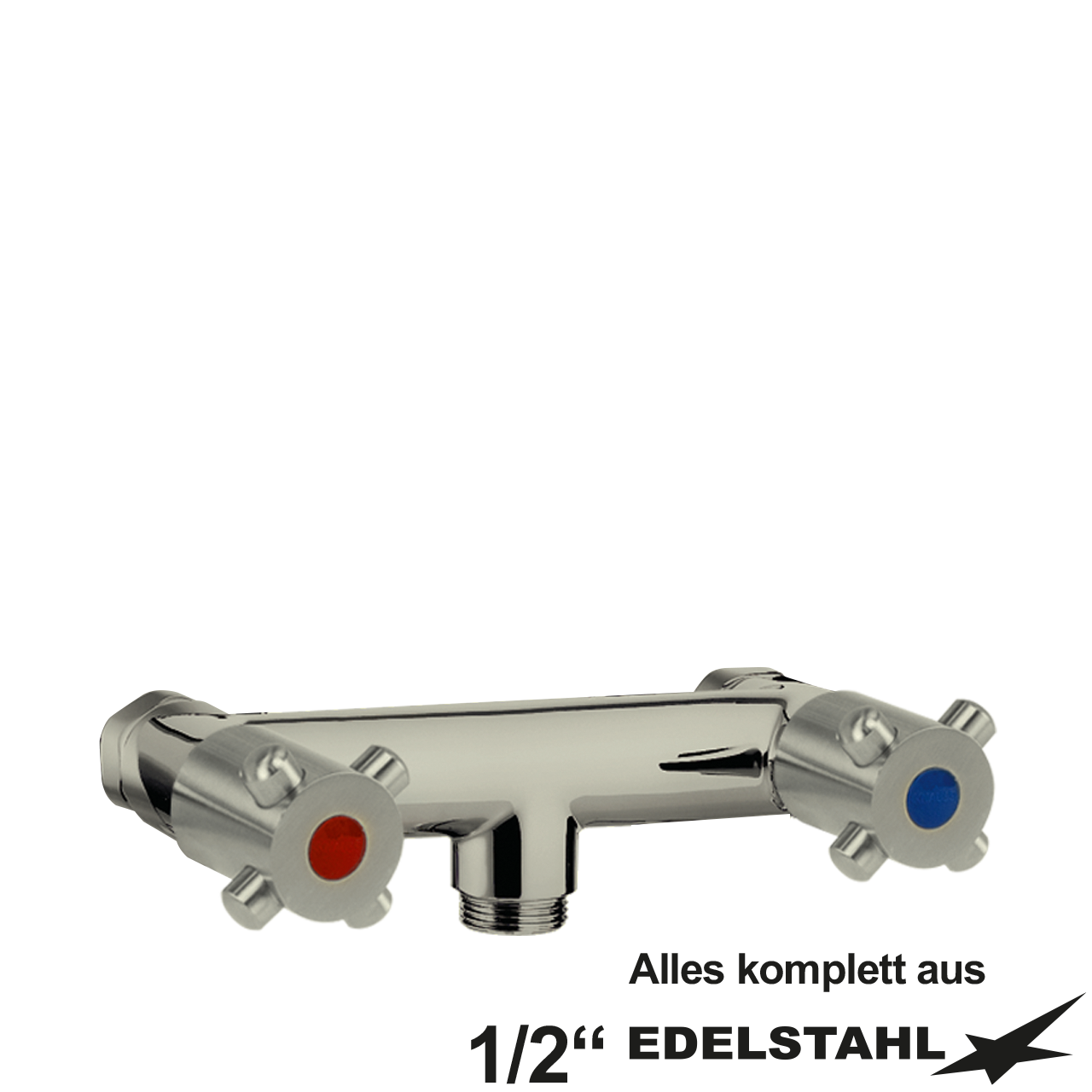 luxar WAB-Körper V2A 1/2" ohne Excenter