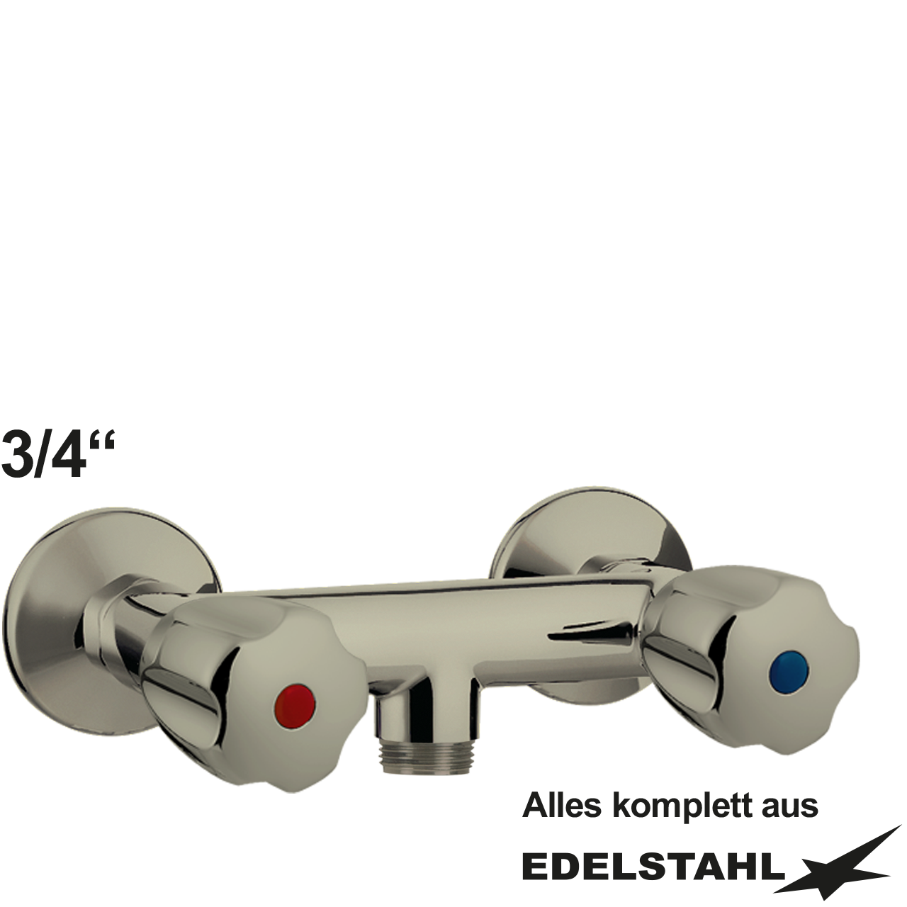 classic Wandbatterie 3/4"