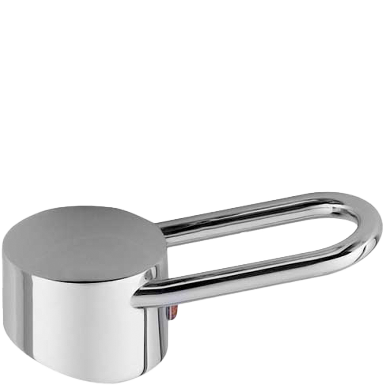 Ringhebel gerade verchromt passend zu Kartusche Ø 40 mm