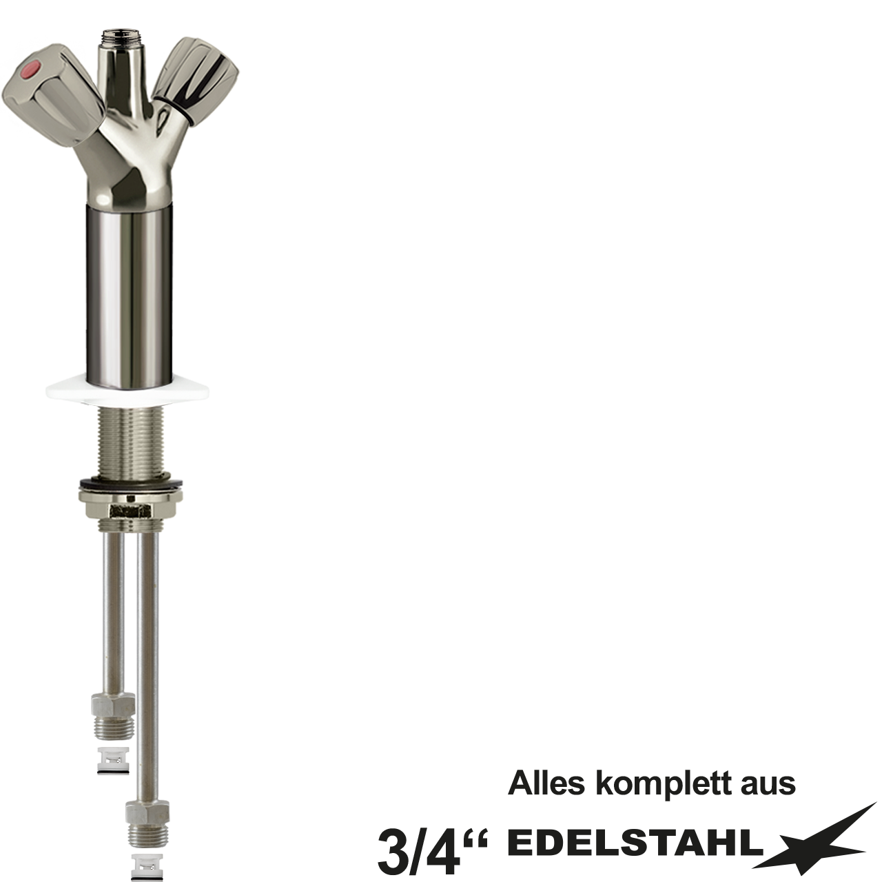 classic Einlochbatt.-körper 3/4" mit RV
